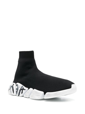 BALENCIAGA Black Knit Sock Sneaker for Men - 2024 Carryover Collection