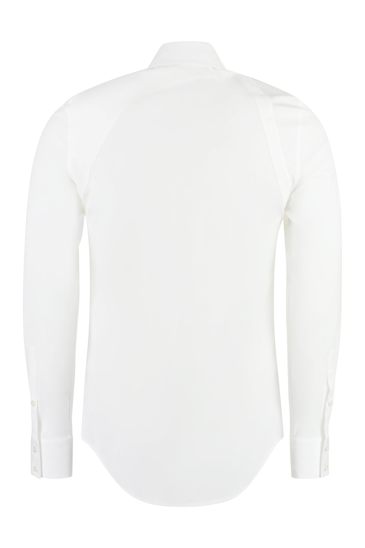 White Harness Shirt - Slim-Fit Stretch Cotton by ALEXANDER MCQUEEN for Men