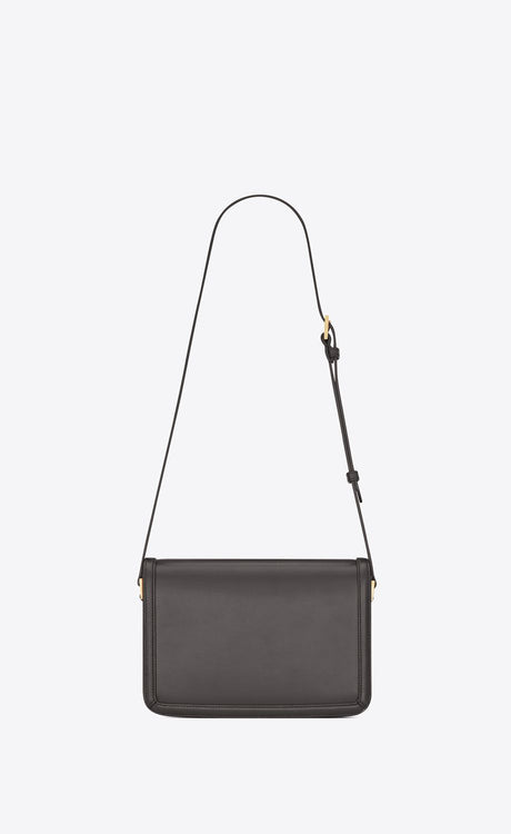 SAINT LAURENT Sleek Black Calfskin Shoulder Handbag for Women