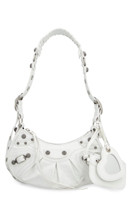 BALENCIAGA White Leather Shoulder Handbag for Women - SS24 Collection