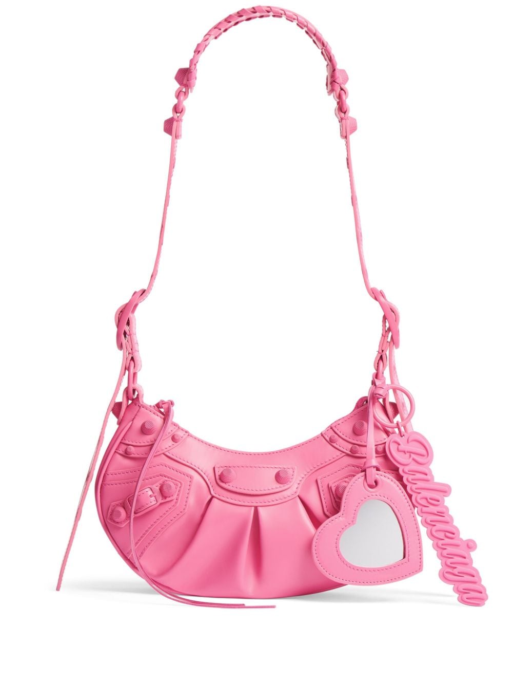 BALENCIAGA Rosy Bubblegum Cagole XS Shoulder Bag