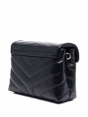 SAINT LAURENT Elegant Leather Crossbody Bag with Iconic YSL Logo for Women