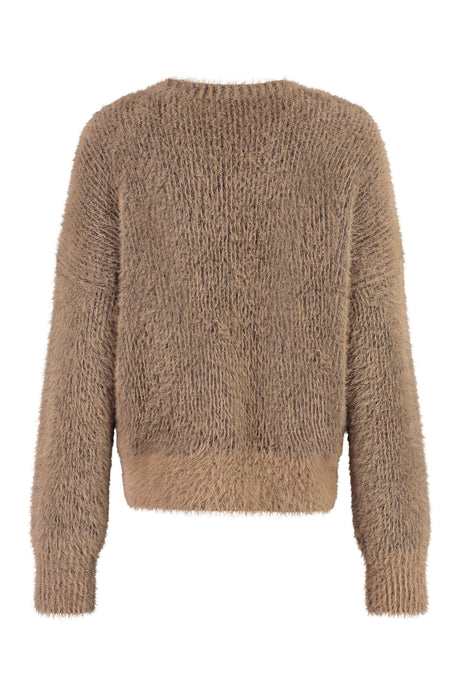 STELLA MCCARTNEY Women's Fluffy Long Sleeve Sweater - Beige