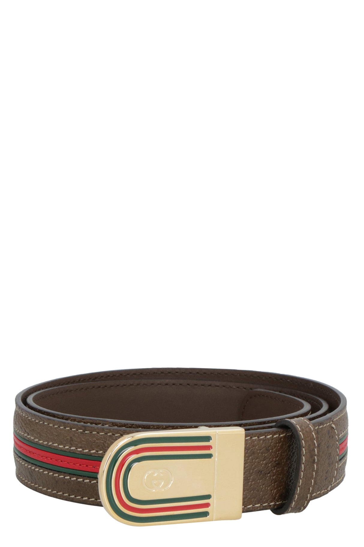 GUCCI Stylish Brown Leather Belt for Men - SS23 Collection