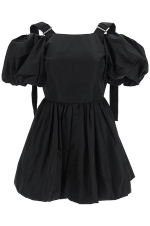 黑色宽松连衣裙