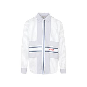 ALEXANDER MCQUEEN Classic White Cotton Shirt for Men - SS23 Collection
