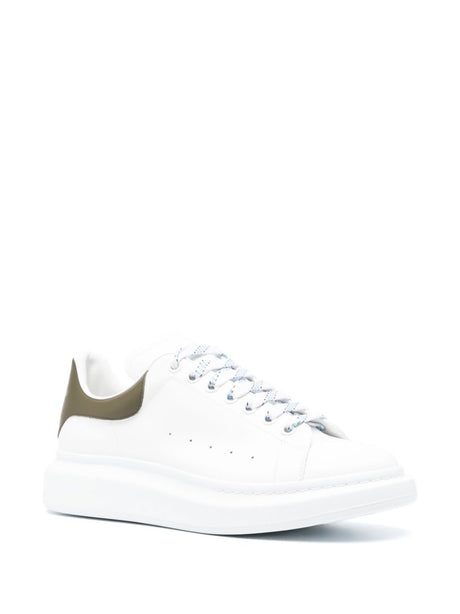 ALEXANDER MCQUEEN Oversized Leather Sneakers for Men in Mixed Colors - SS24 Collection