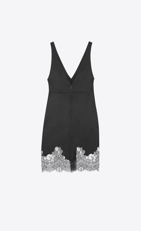 SAINT LAURENT Sophisticated Draped Dress for Women in Timeless Black