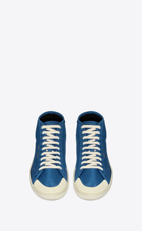 SAINT LAURENT Navy Classic Nylon Sneakers for Men - FW23 Collection