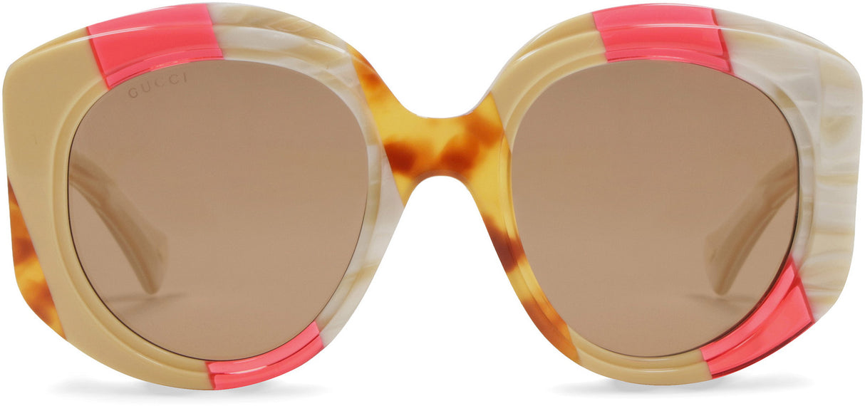 GUCCI Oversized Colored Sunglasses for Women - SS23 Collection