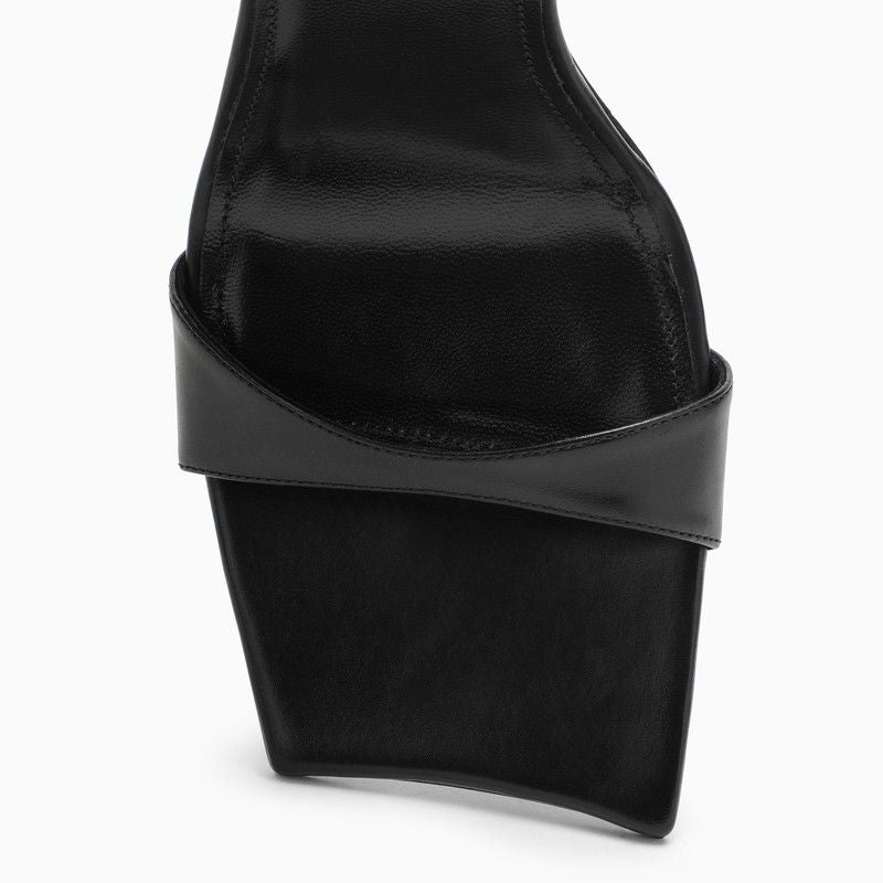 BALENCIAGA Curved Toe High Sandal with Ankle Strap
