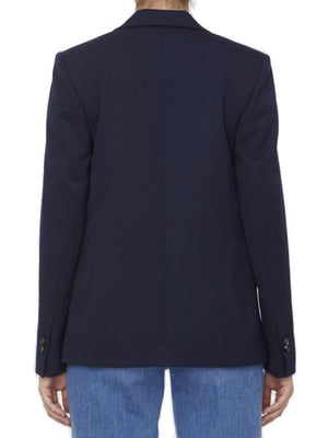 BOTTEGA VENETA Blue Cotton Jacket for Women - FW23 Collection