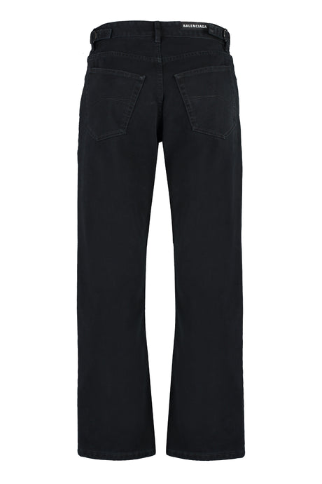 男士黑色短裤牛仔裤(FW23)