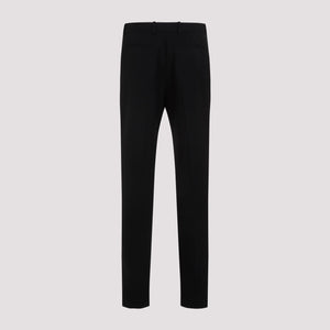 SAINT LAURENT Classic Black Wool Pants for Men - FW23