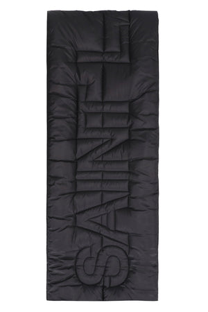 黑色纯尼龙夹棉围巾- FW23系列