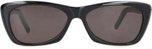 SAINT LAURENT Black Acetate Sunglasses for Women - SS24 Collection