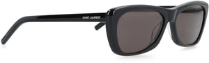 SAINT LAURENT Black Acetate Sunglasses for Women - SS24 Collection