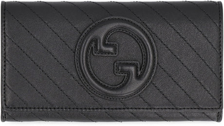 GUCCI Black Continental Wallet for Women | FW23 Collection
