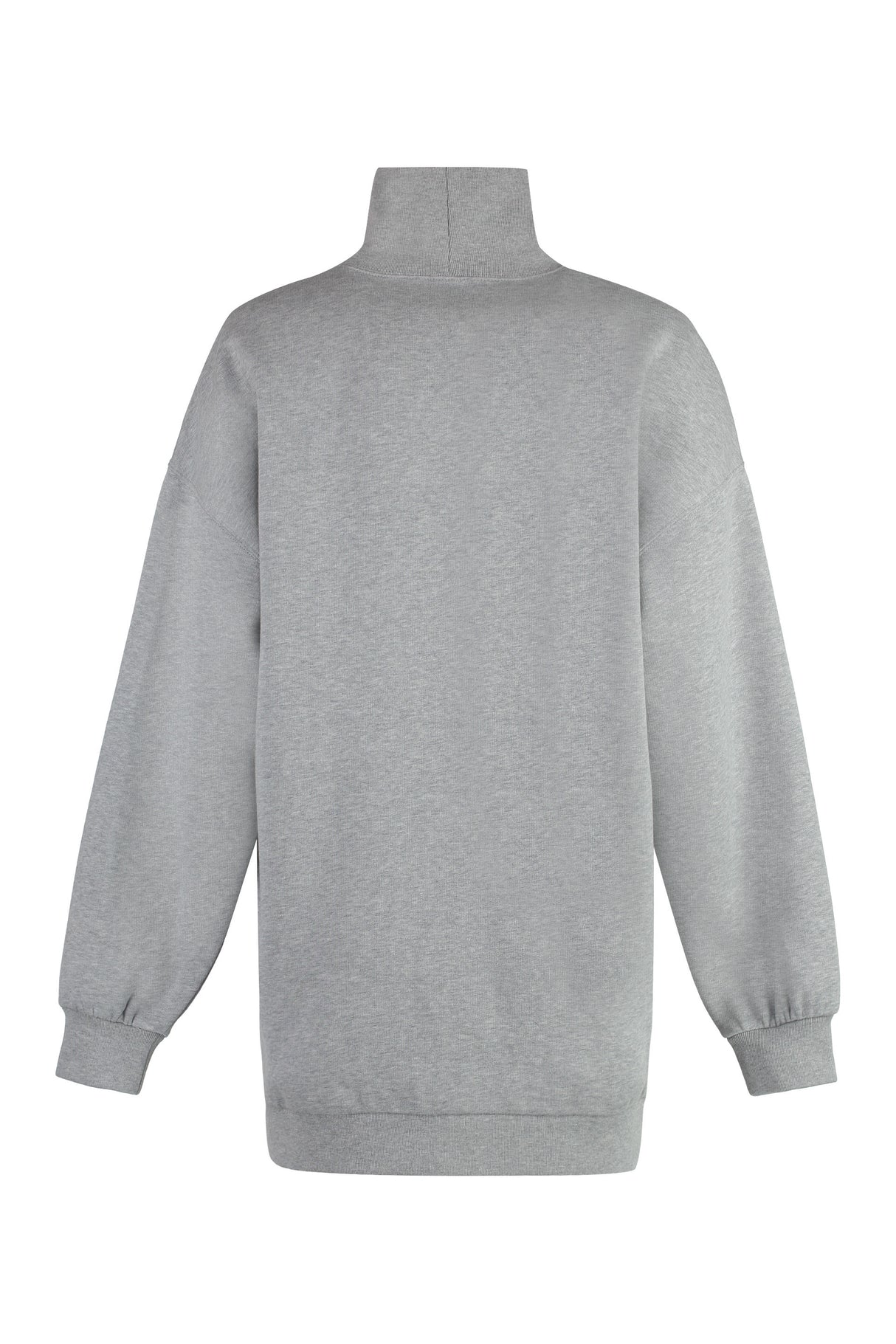 GUCCI Stand Up Collar Grey Sweatshirt for Women - Spring 2024
