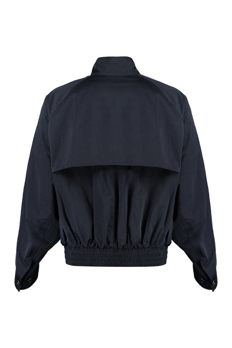 BOTTEGA VENETA Blue Nylon Windbreaker Jacket for Men