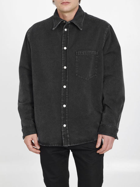 GUCCI Reversible Shirt in Denim and Flannel | Men's SS24 Fashion