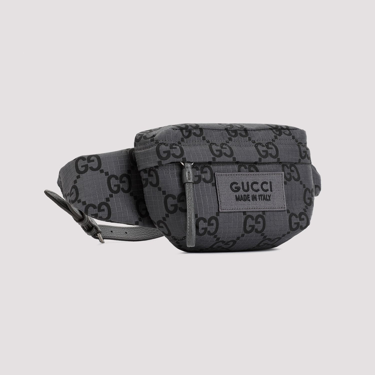 GUCCI Grey Polyester Belt Bag for Men