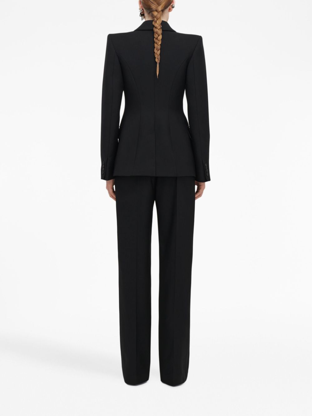 ALEXANDER MCQUEEN Double-Breasted Wool Blazer for Women - FW23 Collection