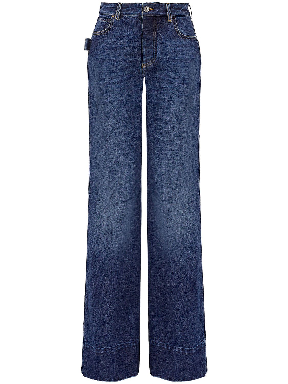 BOTTEGA VENETA Light Blue Wide-Leg Jeans for Women