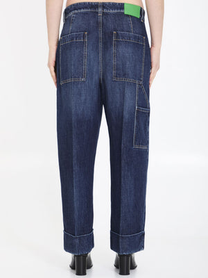 BOTTEGA VENETA Designer Wide-Leg Denim Jeans for Women