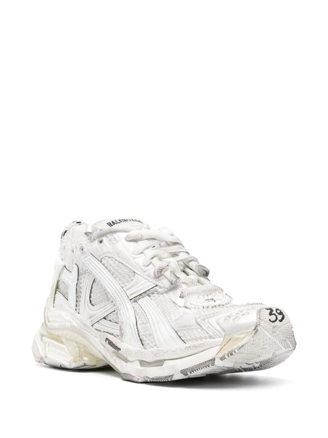 BALENCIAGA White Mesh Sneakers for SS24