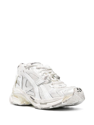 BALENCIAGA White Runner Sneakers for Women - SS24 Collection