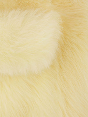 BOTTEGA VENETA Toscana Crop Jacket in Shearling - Yellow