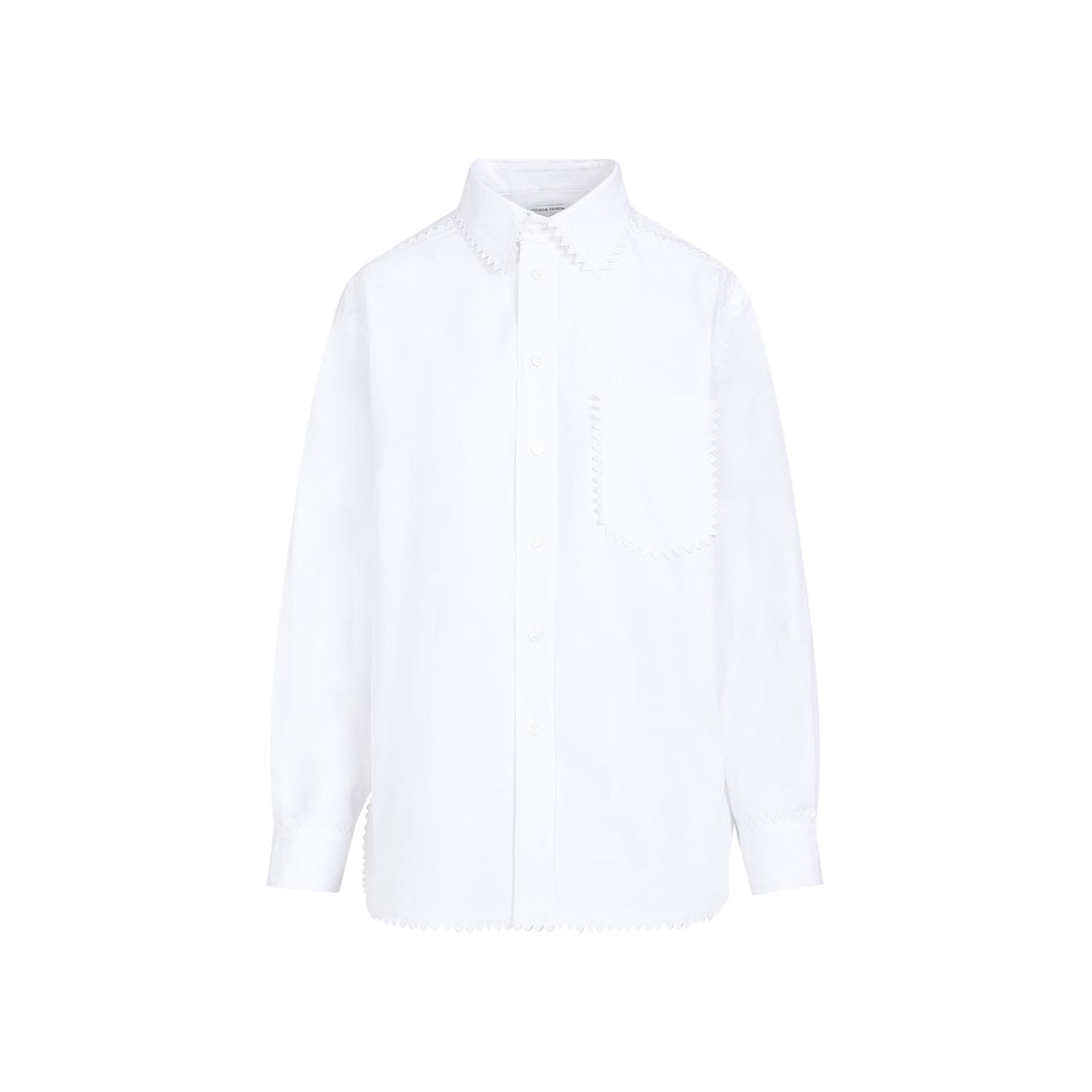 BOTTEGA VENETA White Cotton Shirt for Women - SS24 Collection