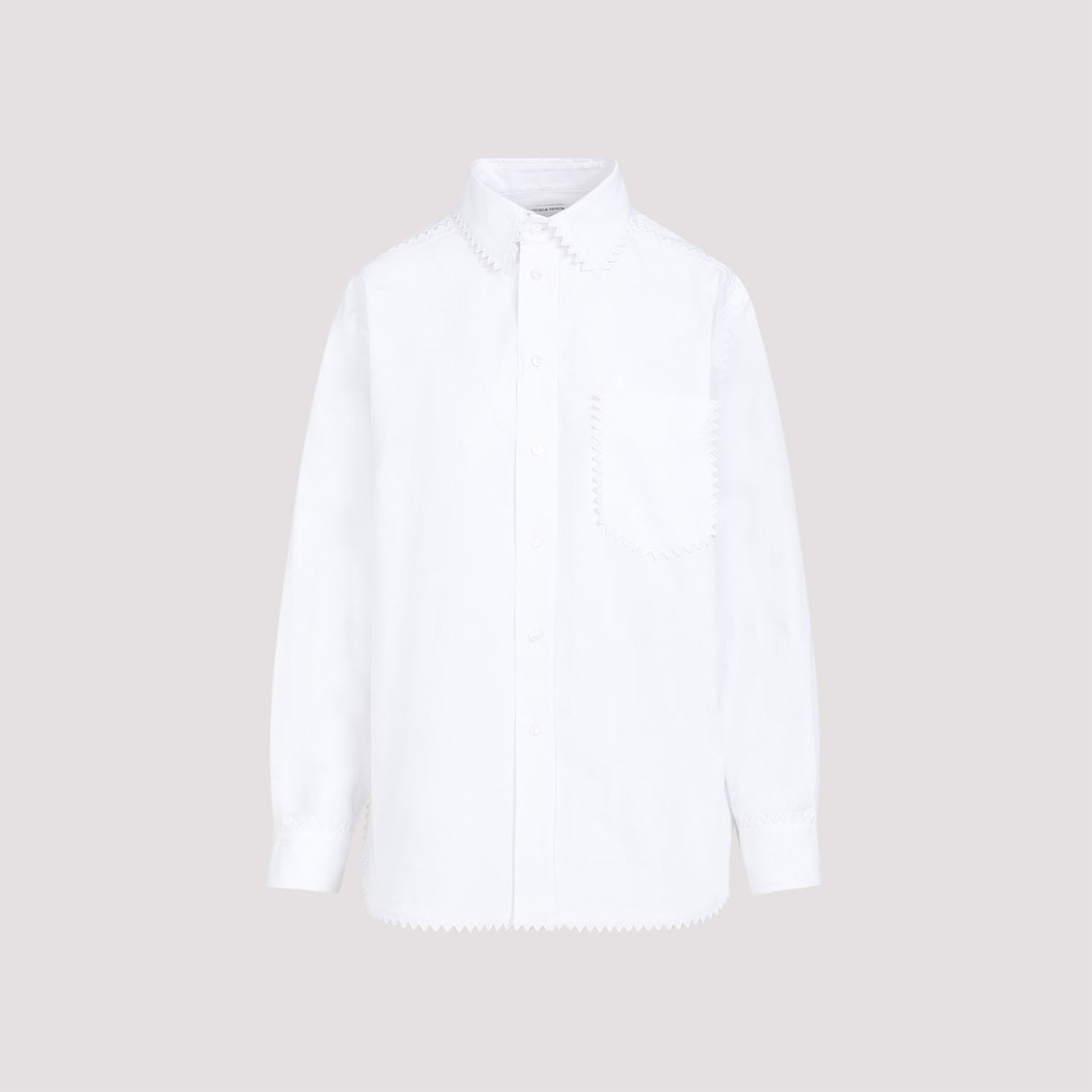 白色纯棉女士衬衫 - SS24 系列