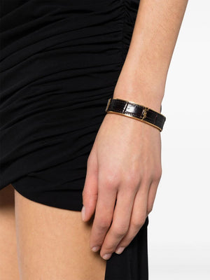 SAINT LAURENT Luxurious Leather Bracelet for Women - SS24 Collection
