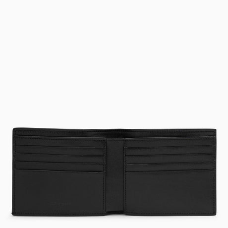 SAINT LAURENT Men's Black Grained Leather Wallet - SS24 Collection