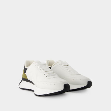 ALEXANDER MCQUEEN Modern White Sneakers for Men | SS24 Collection