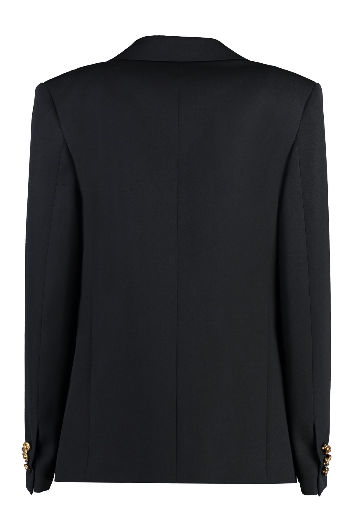 BOTTEGA VENETA Timeless Black Wool Blazer for Women - SS24 Collection