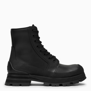 ALEXANDER MCQUEEN Black Wander Ankle Boots for Men