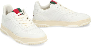 RE-WEB 白色皮靴运动鞋