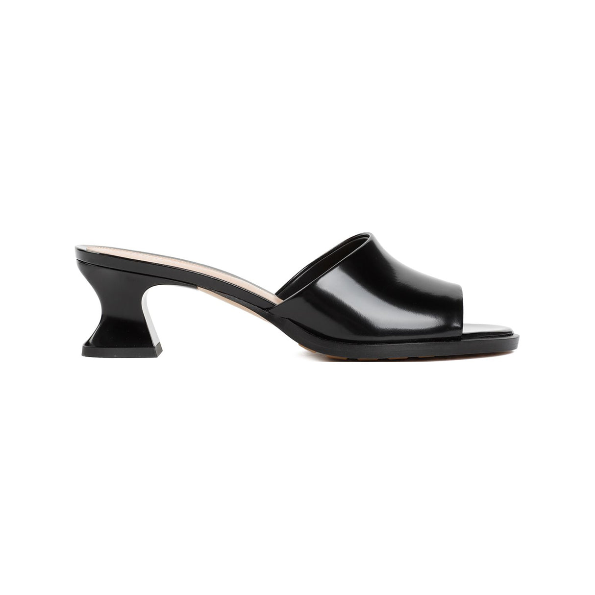 BOTTEGA VENETA Sculptured Heel Leather Flats for Women in Black