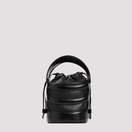 ALEXANDER MCQUEEN Stunning Black Leather Handbag for Women - SS24