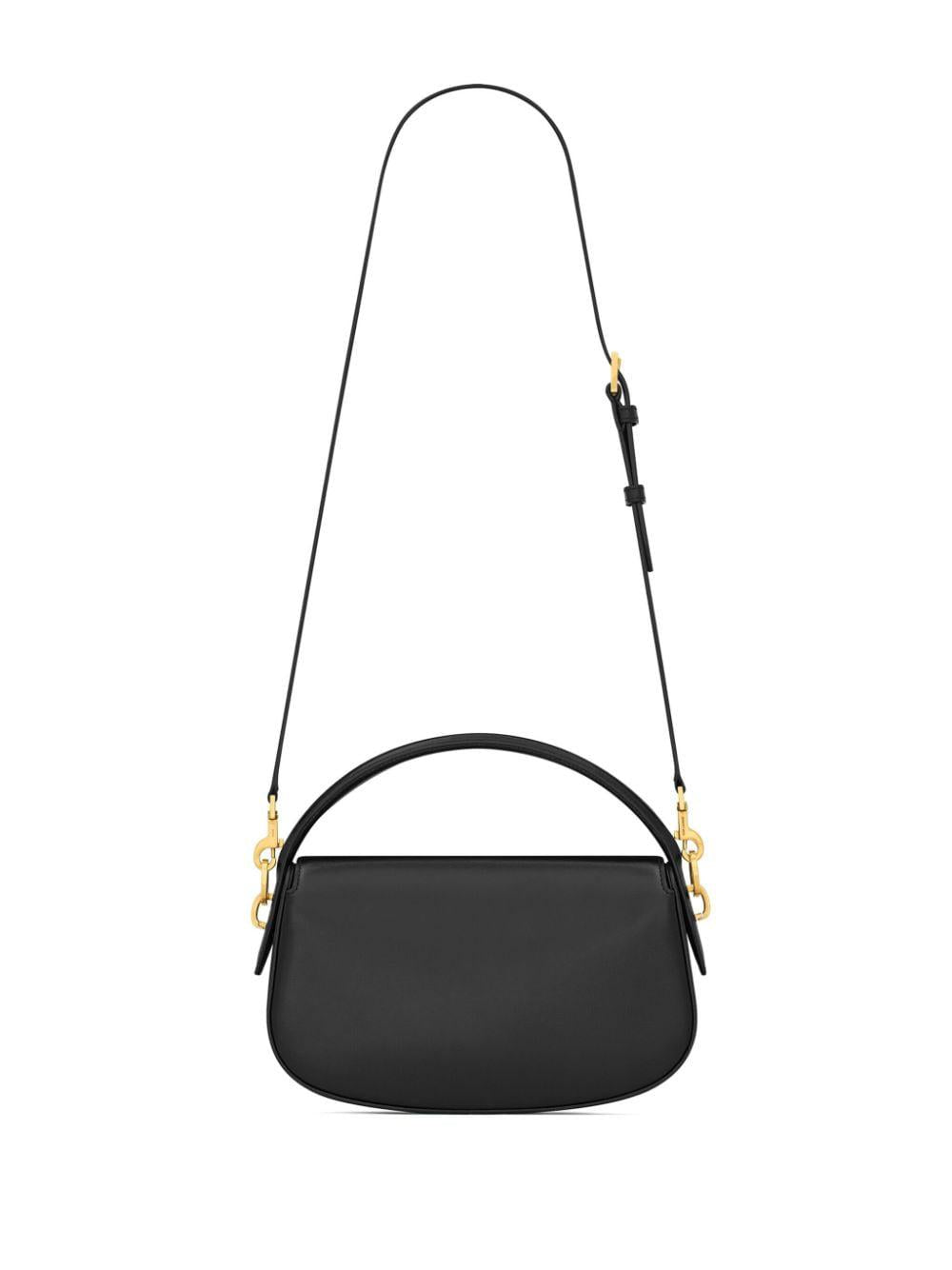 SAINT LAURENT Black 37 Bascule Shoulder Handbag for Women