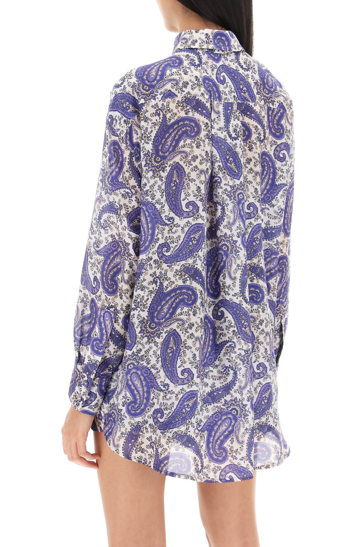 ZIMMERMANN Multicolor Paisley Print Silk Shirt for Women - FW23 Collection