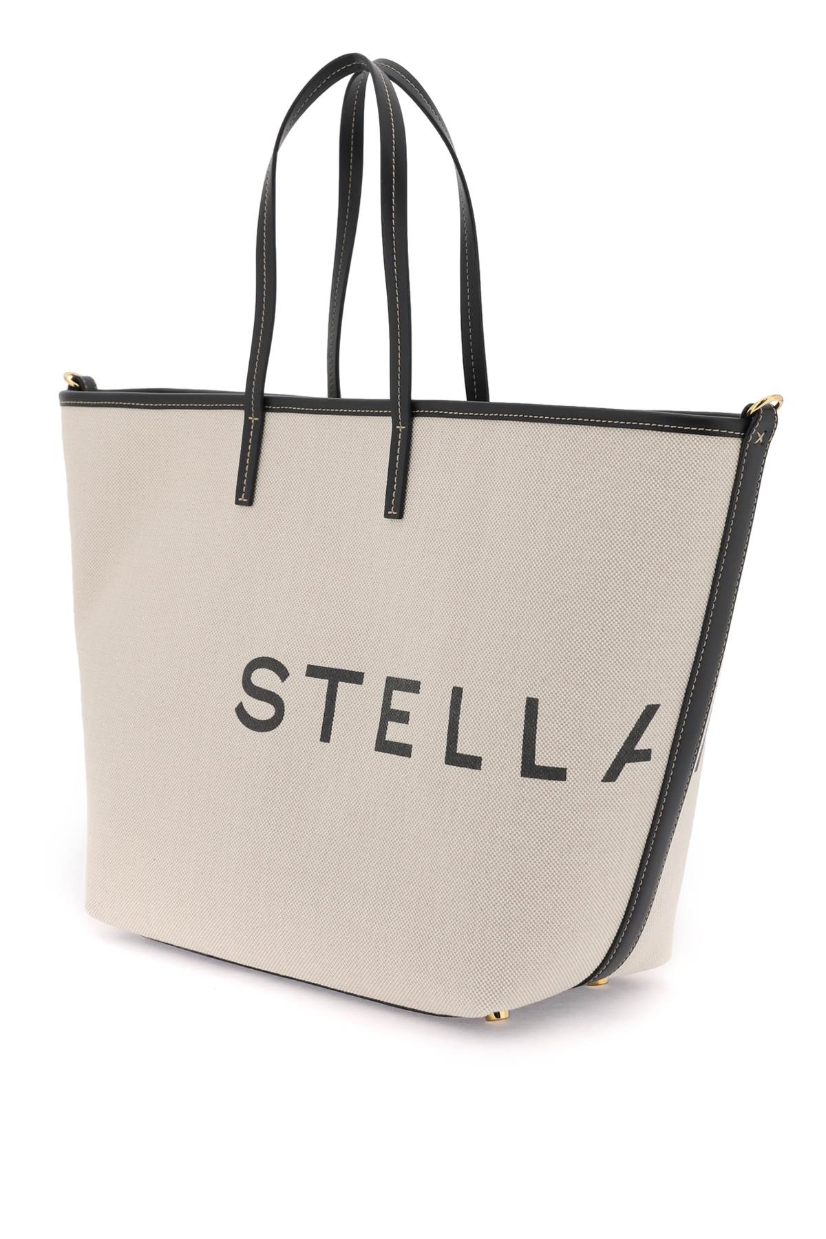 STELLA MCCARTNEY Beige Canvas Tote Handbag for Women