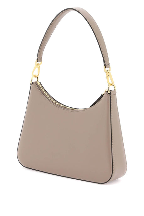 STELLA MCCARTNEY Chic Neutral Mini Logo Shoulder Bag with Gold-Tone Accents for Women
