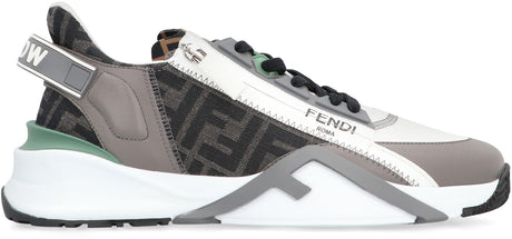 FENDI Flow Low-Top Zip Sneakers