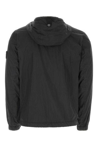 STONE ISLAND Charcoal Men's Outerwear for SS24