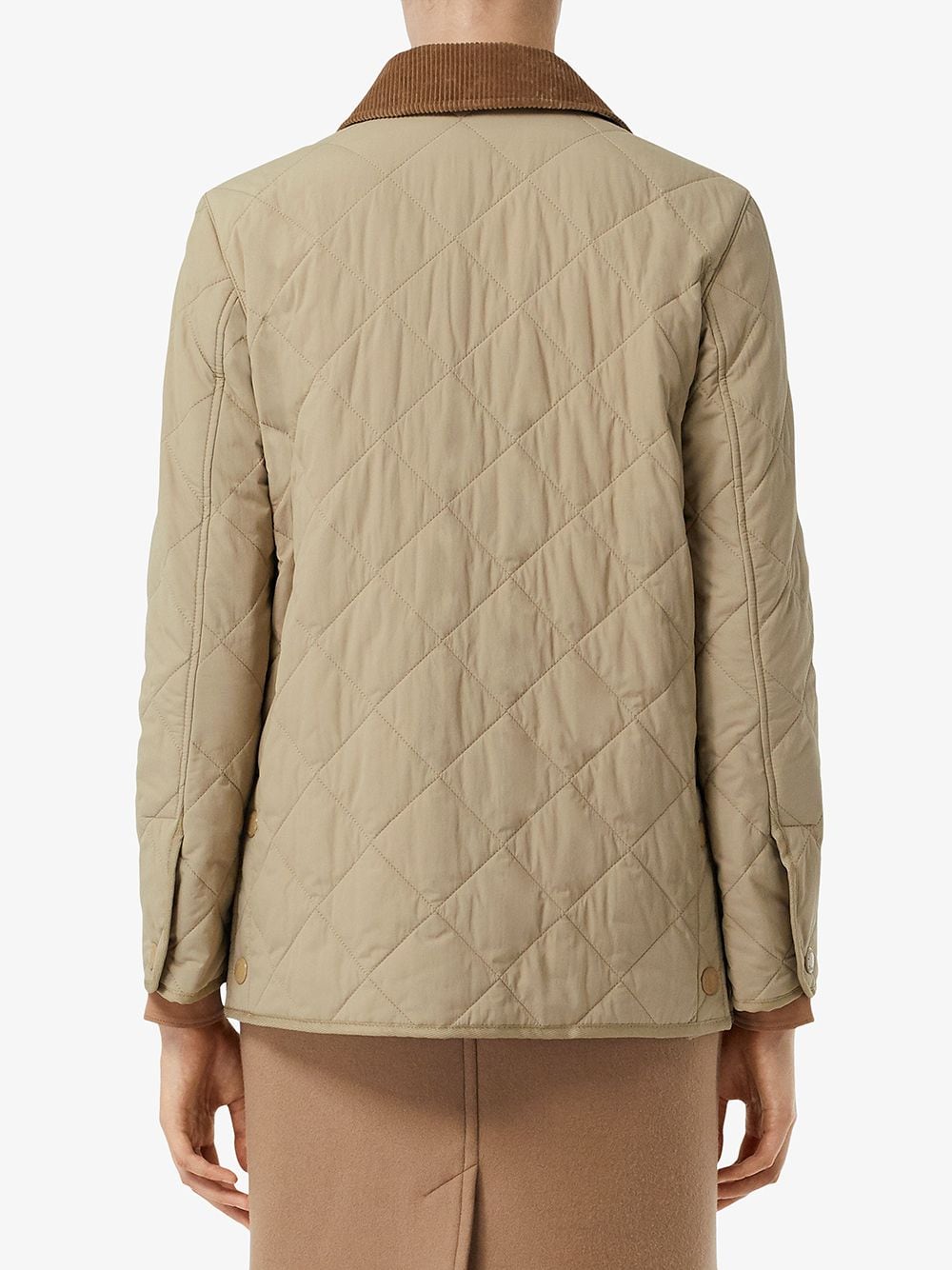 BURBERRY Beige Thermoregulated Quilted Jacket for Women