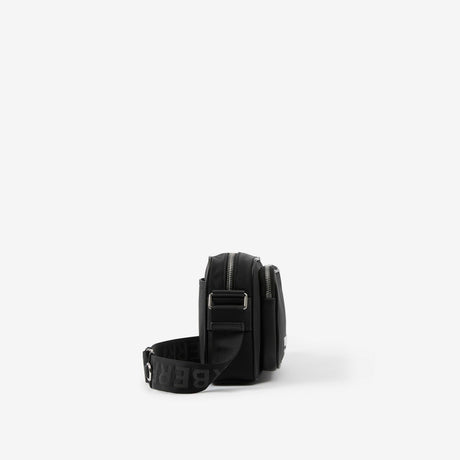 BURBERRY Black Crossbody Handbag for Men - FW24 Collection